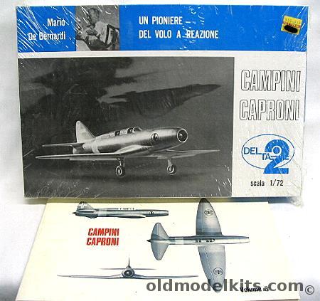 Delta 2 1/72 Campini Caproni plastic model kit